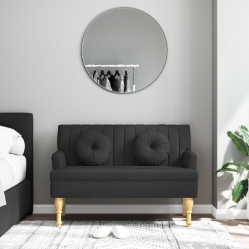 Small black loveseat top