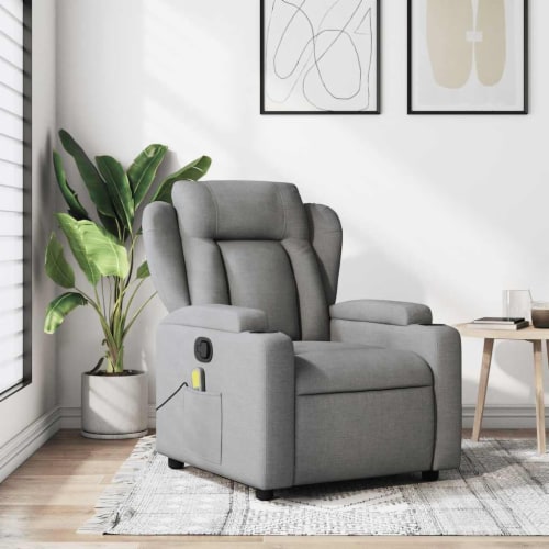 Light gray recliner chair hotsell