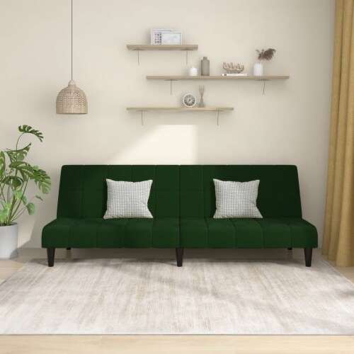 Green 2 seater sofa bed discount