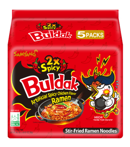 Samyang Buldak™ Spicy Chicken Flavor Ramen Noodles Perspective: front