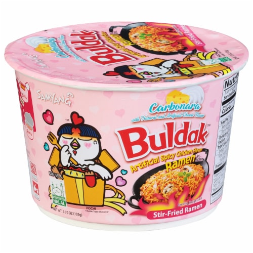 Samyang® Buldak Carbonara Spicy Chicken Big Bowl Perspective: front