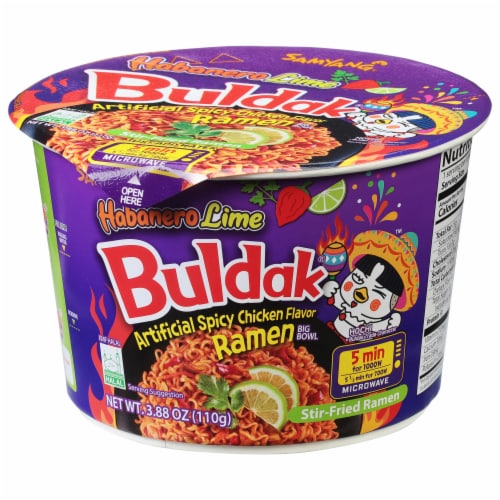 Buldak™ Hot Chicken Habanero Lime Ramen Big Bowl Perspective: front