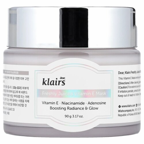 DearKlairs, Freshly Juiced Vitamin E Mask Perspective: front
