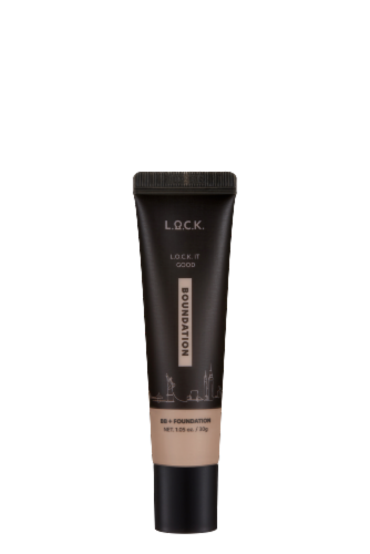 L.O.C.K. 05 Medium Buff L.O.C.K. It Good Foundation Perspective: front