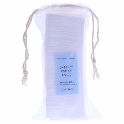 My Makeup Cleanser One Shot Cotton Tissue by Innisfree for Unisex - 75 Count Tissue Perspective: front