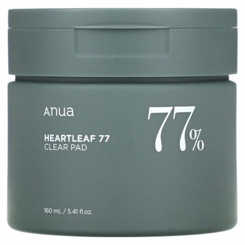 ANUA Heartleaf 77 Toner Pad 70 Sheets, PHA Dead Skin Care Low pH Daily Toner Pad exfoliating Perspective: front