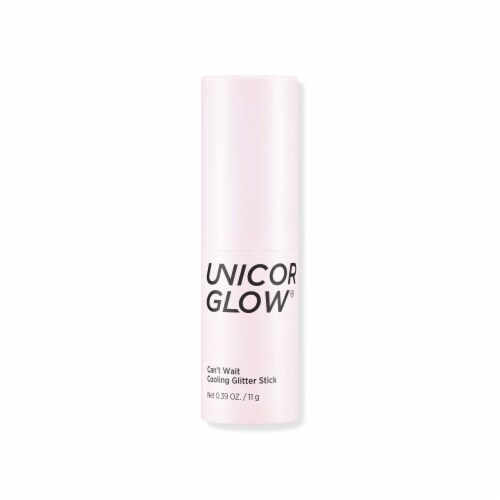 Unicorn Glow 01 Abyss Face & Body Can't Wait Cooling Glitter Stick Perspective: front