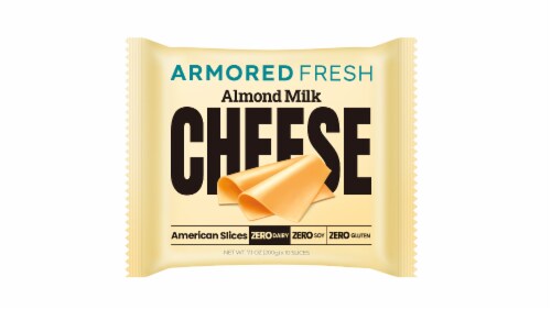 Armored Almond Milk American Sliced Cheese Perspective: front