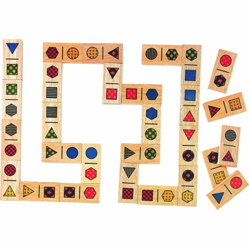 Learning Zone Voila Geo Dominoes 28 pcs Perspective: front