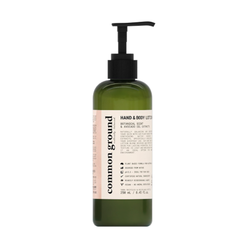Common Ground Botanical Scent & Avocado Hand & Body Lotion Perspective: front