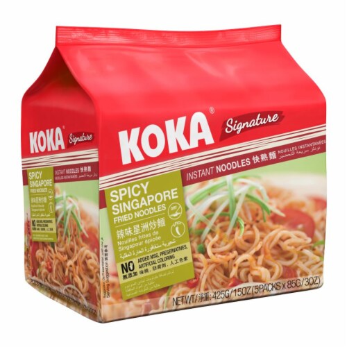 Koka Spicy Singapore Fried Noodles 15 Oz Perspective: front