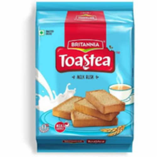 Britannia Toastea Milk Rusk Biscuits Perspective: front