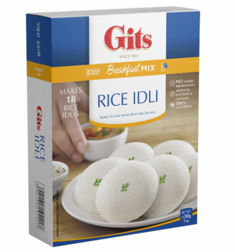 Gits Rice Idli Mix 200 Gm Perspective: front