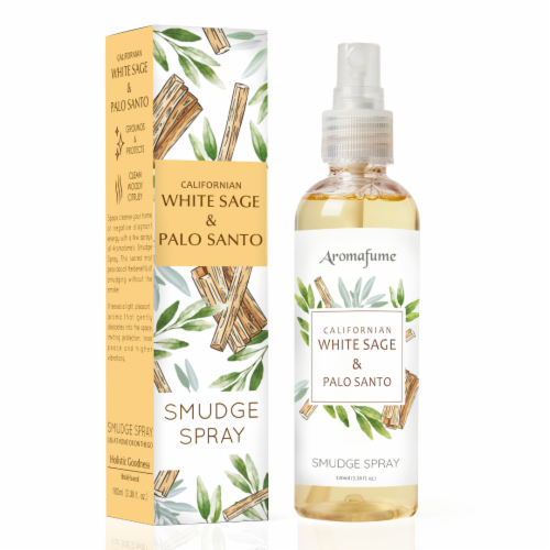 White Sage & Palo Santo Smudge Spray Perspective: front