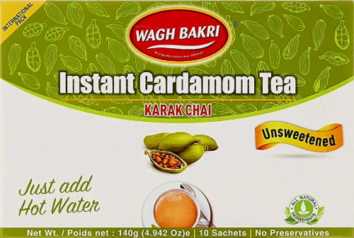 Wagh Bakri® Instant Cardamom Tea Perspective: front