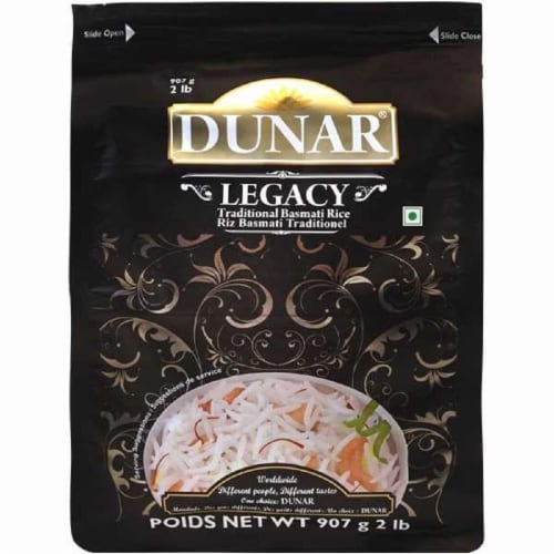Dunar Traditional Basmati Rice Perspective: front