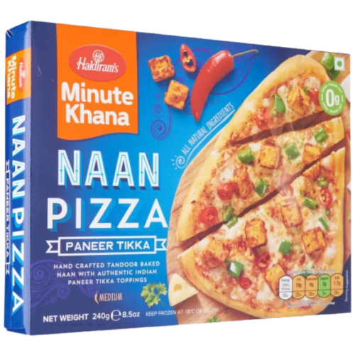 Haldiram's Paneer Tikka Naan Pizza Perspective: front