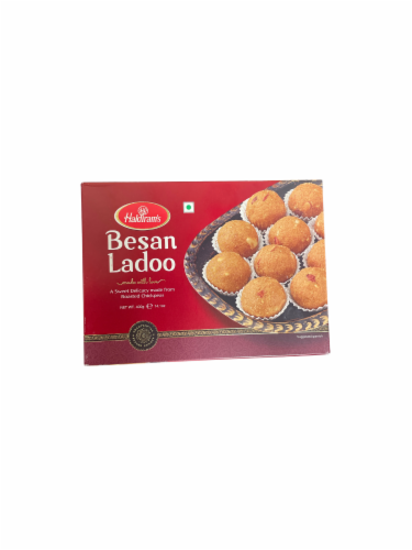 Haldiram's Besan Ladoo - 400 Gm (14.10 Oz) Perspective: front