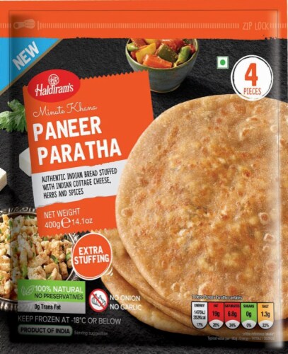 Haldiram's Paneer Paratha Perspective: front