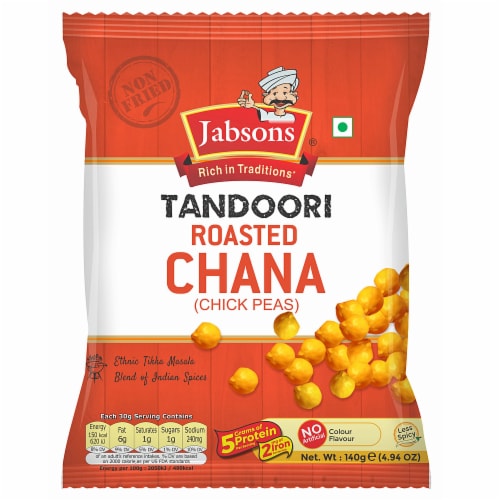 Jabsons® Tandoori Roasted Chana Chick Peas Perspective: front