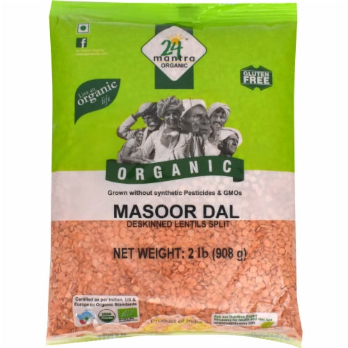 24 Mantra Organic® Masoor Dal Perspective: front