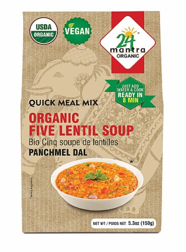 24 Organic Mantra Five Lentil Soup Panchmel Dal Perspective: front