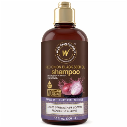 WOW Skin Science™ Red Onion Black Seed Oil Shampoo Perspective: front