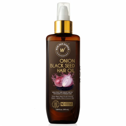 WOW Skin Science™ Onion Black Seed Hair Oil Perspective: front