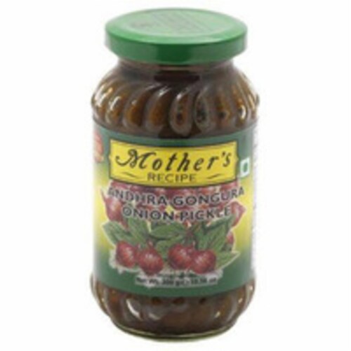 Mother's Recipe Gongura Onion Pickle - 300 Gm (10.6 Oz) Perspective: front