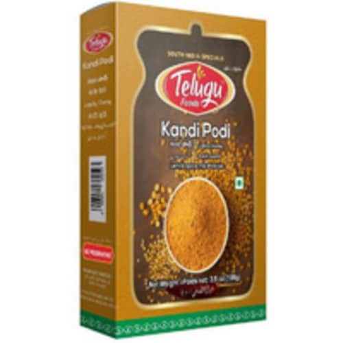 Telugu Kandi Podi - 100 Gm (3 Oz) Perspective: front