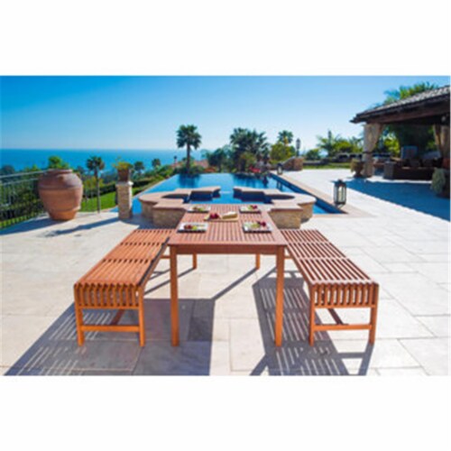 Vifah outdoor sales wood bistro set