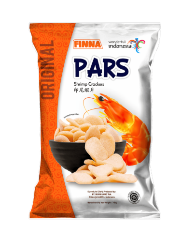 Finna Pars Original Shrimp Crackers Perspective: front