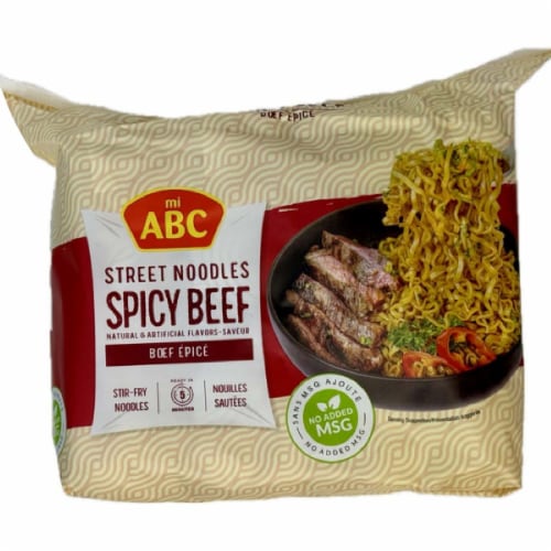 ABC Spicy Beef Street Noodles Perspective: front