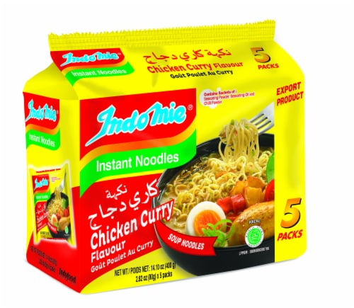 Indomie Instant Chicken Curry Noodles, 5 pk / 14.1 oz - Kroger