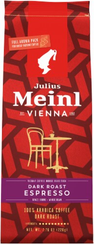 Julius Meinl Vienna Expresso Dark Roast Arabica Whole Bean Coffee Perspective: front