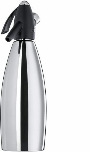 iSi Soda Siphon - Polished Stainless Steel Perspective: front