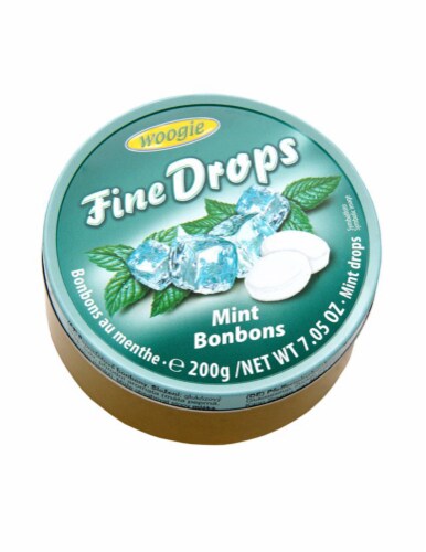 Woogie Mint Flavored Fine Drops Perspective: front