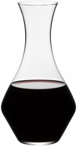 Riedel Classic Machine-Blown Fine Crystal Glass Cabernet Red Wine Decanter Perspective: front