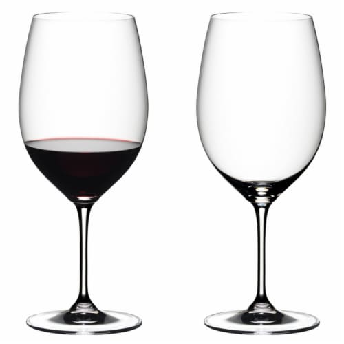 Riedel Vinum Dishwasher Safe Crystal Cabernet Red Wine Glasses w