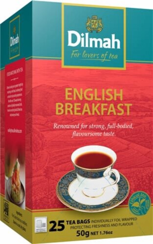 Dilmah English Breakfast Black Tea (Pack of 3) Perspective: front