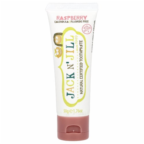 Jack N' Jill  Kid's Natural Toothpaste   Raspberry Perspective: front