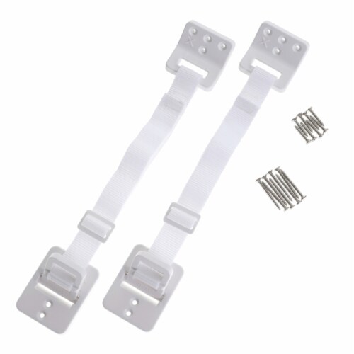 Dreambaby White Plastic Furniture Anchors 2 pk Dreambaby White Plastic Furniture Anchors 2 pk