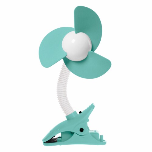 STROLLERBUDDY EZY-Fit Clip-On Fan - AQUA, 1 - Gerbes Super Markets