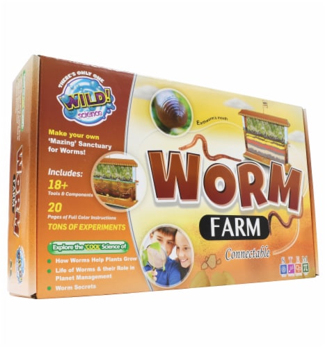 WILD! Science - Worm Farm Kit Perspective: front