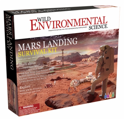 Wild Environmental Science Mars Landing Survival Kit Perspective: front