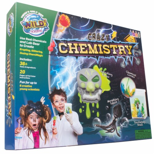 WILD! Science Crazy Chemistry Experiment Kit Perspective: front