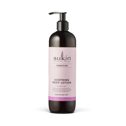 Sukin Sensitive Soothing Body Lotion Perspective: front