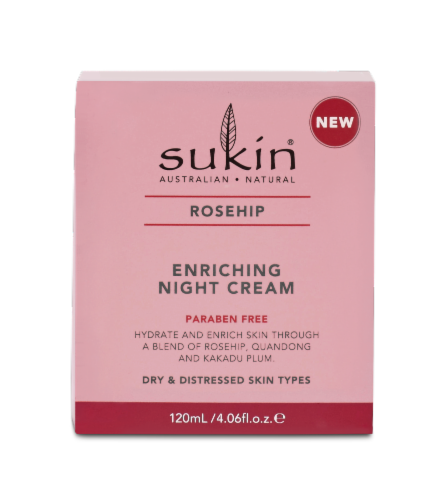 Sukin Rosehip Enriching Night Cream Perspective: front