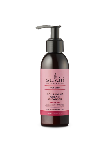 Sukin Rosehip Nourishing Cream Cleanser Perspective: front