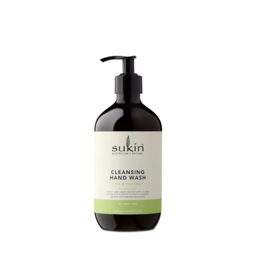 Sukin Lime & Coconut Cleansing Hand Wash Perspective: front